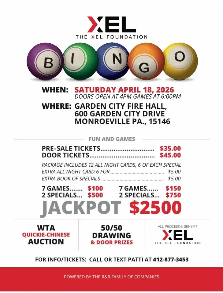 3rd Annual XEL Bingo