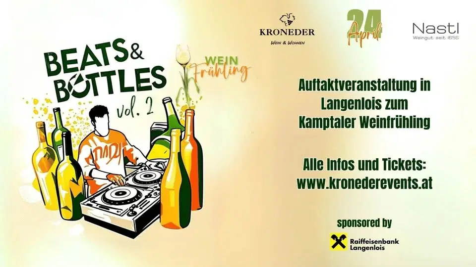 Beats & Bottles vol.2 - Auftakt zum Weinfrühling 2026