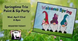 Springtime Trio Paint & Sip Party