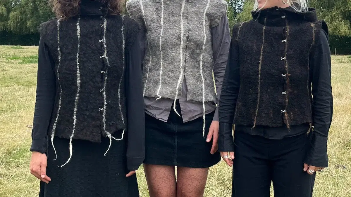 Filt en vest i dansk uld