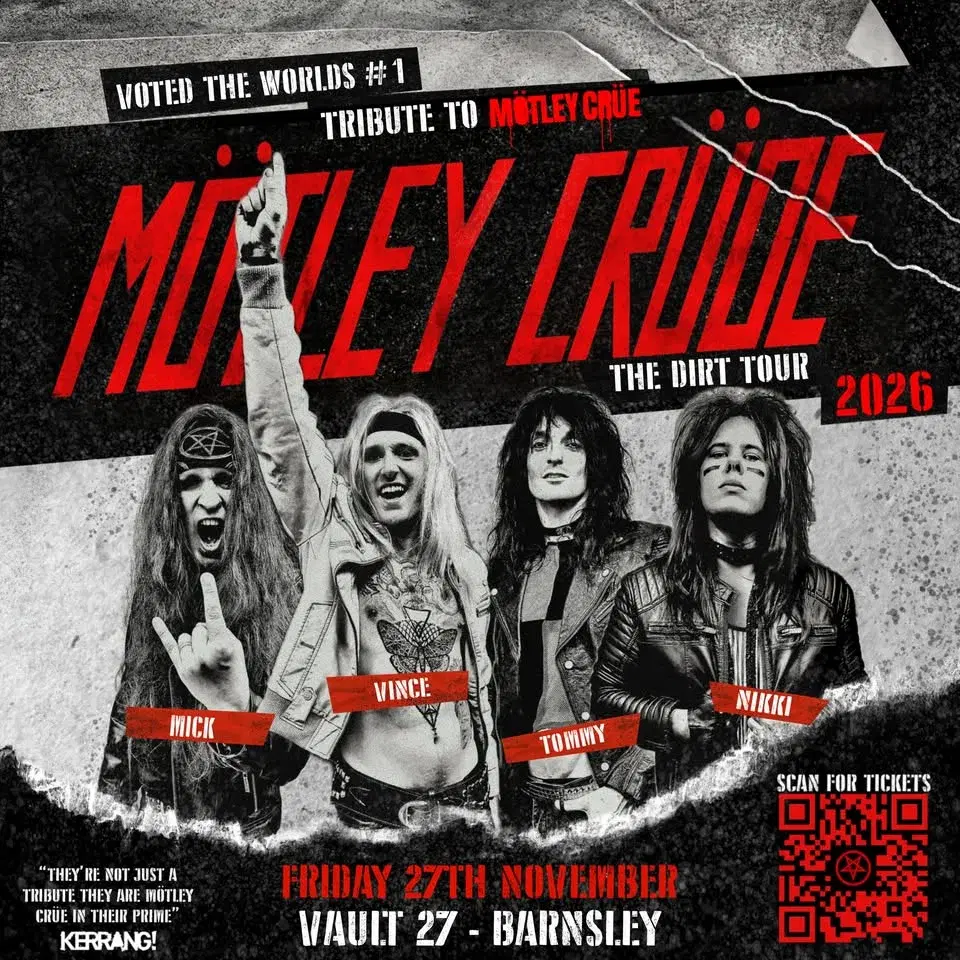Mötley Crüde - The Dirt Tour 2026 - Vault 27 - Barnsley