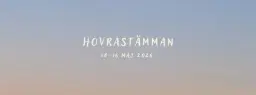 Hovrastämman 2026