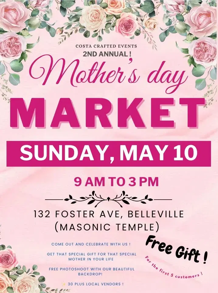 2nd Annual Mother’s Day Market !