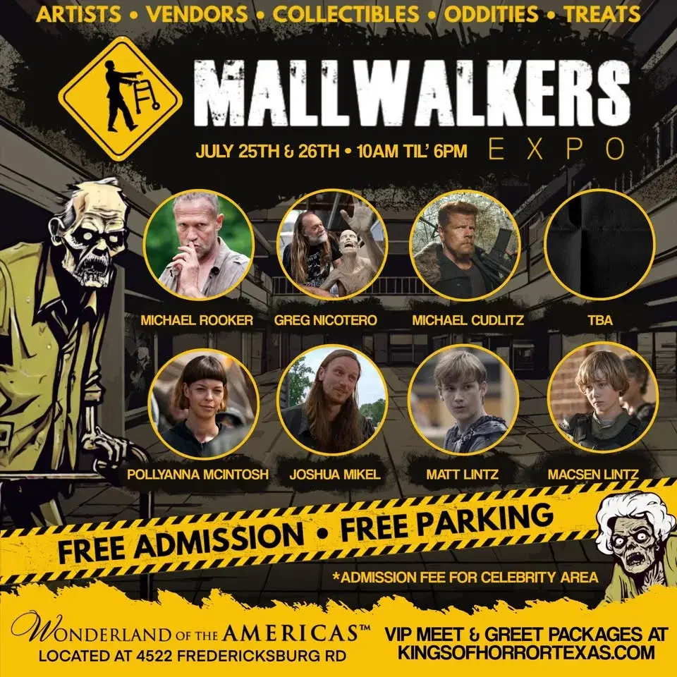 Mallwalkers Expo ft. Michael Rooker, Greg Nicotero, Michael Cudlitz & More!