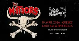 The Meteors avec The Lab Ratz // Vendredi 10 avril 2026 // L'Anti Bar & Spectacles