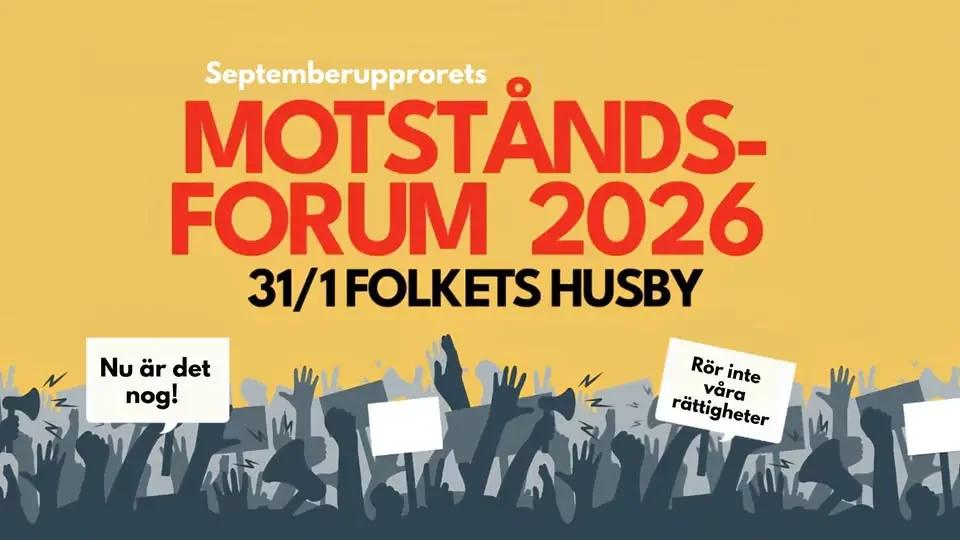 Motståndsforum 2026