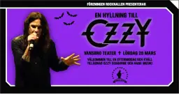 Öppen scen - en hyllning till Ozzy Osbourne
