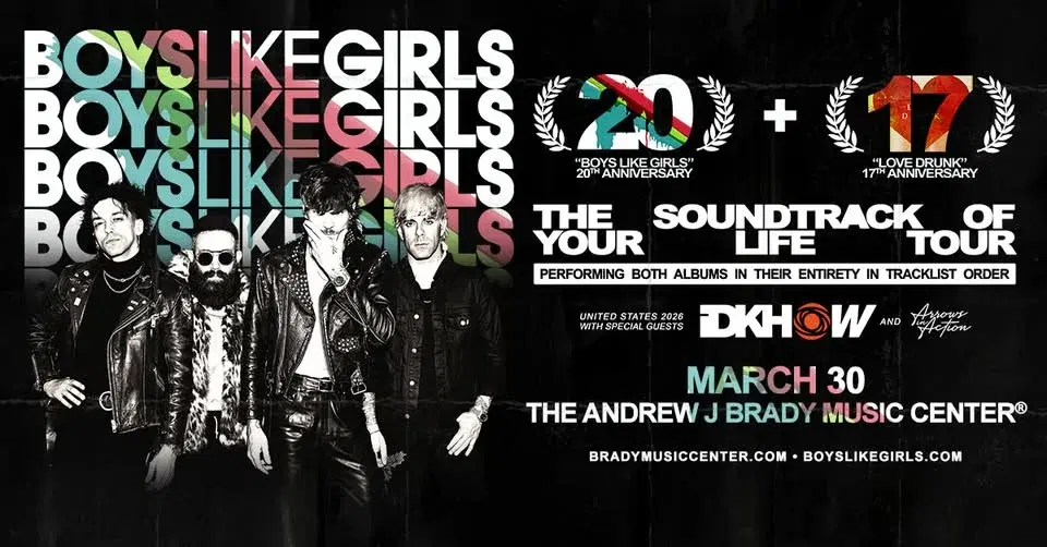 BOYS LIKE GIRLS - The Soundtrack Of Your Life Tour with iDKHOW and Arrows in Action