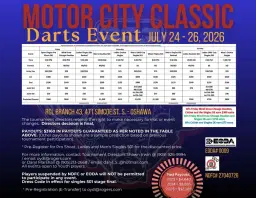 Motor City Classic Darts Event