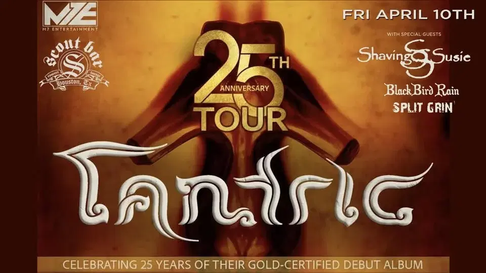 Tantric w/ Shaving Susie, Blackbird Rain & Split Grin