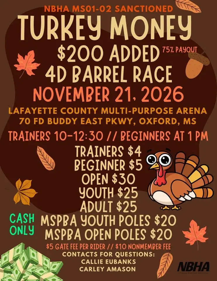 Turkey Money Barrel Race đŠ