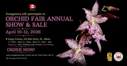Ecuagenera will participate in Orchid Fair Annual Show & Sale