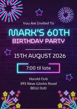 Mark’s 60th Birthday Party