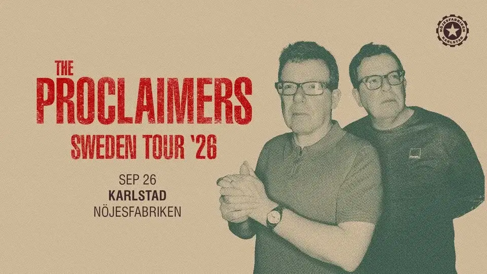 The Proclaimers - Live på Nöjesfabriken