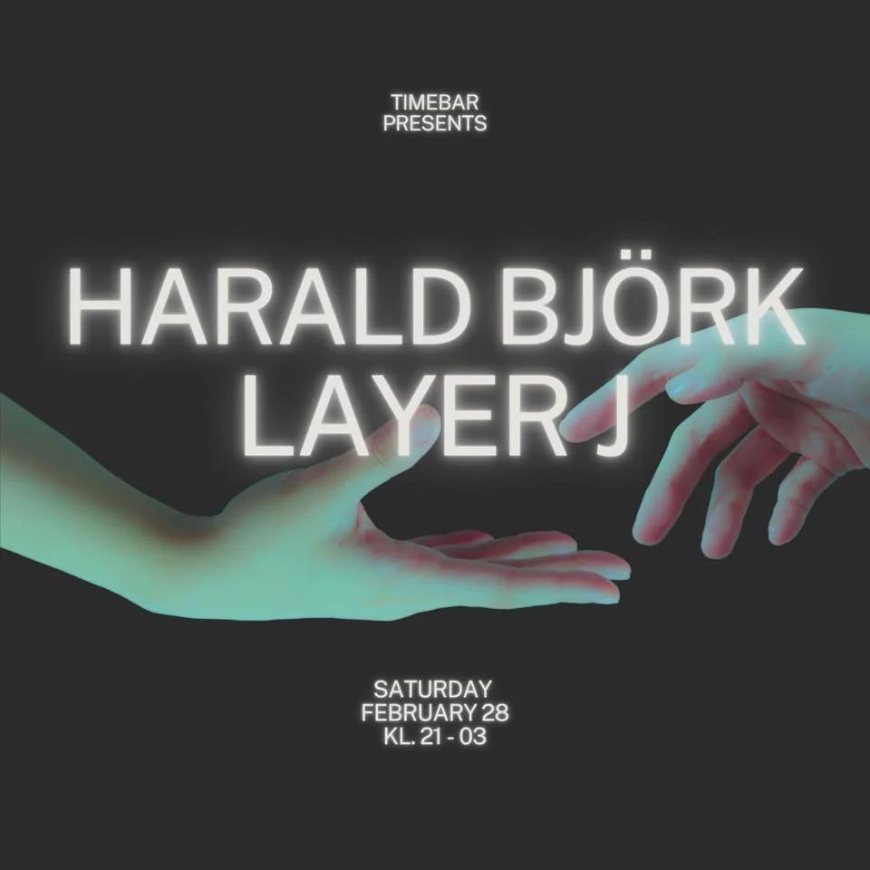 ☆.。.: * HARALD BJÖRK & LAYER J ‧͙⁺˚*・༓☾ SATURDAY @ TIMEBAR