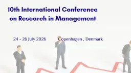 10th International Conference on Research in Management