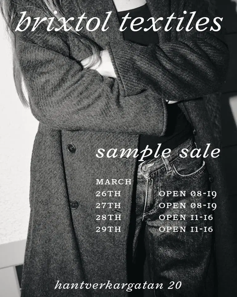 BRIXTOL TEXTILES - SAMPLE SALE