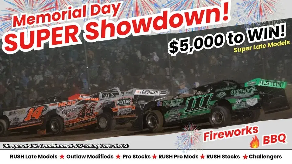 Memorial Day SUPER Showdown $5,000 to WIN Super Late Model Special