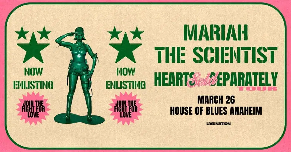 Mariah the Scientist: HEARTS SOLD SEPARATELY TOUR