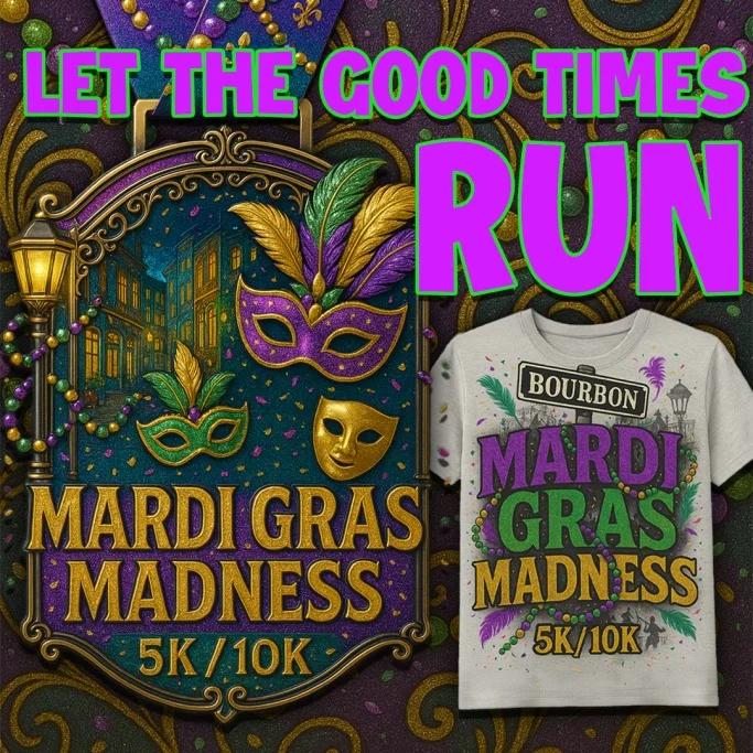 Mardi Gras Madness - 5K/10K - Dallas