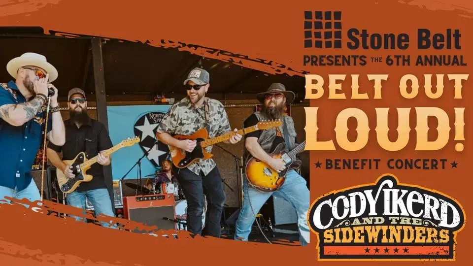 6th Annual Belt Out Loud! Benefit Concert with Cody Ikerd and the Sidewinders