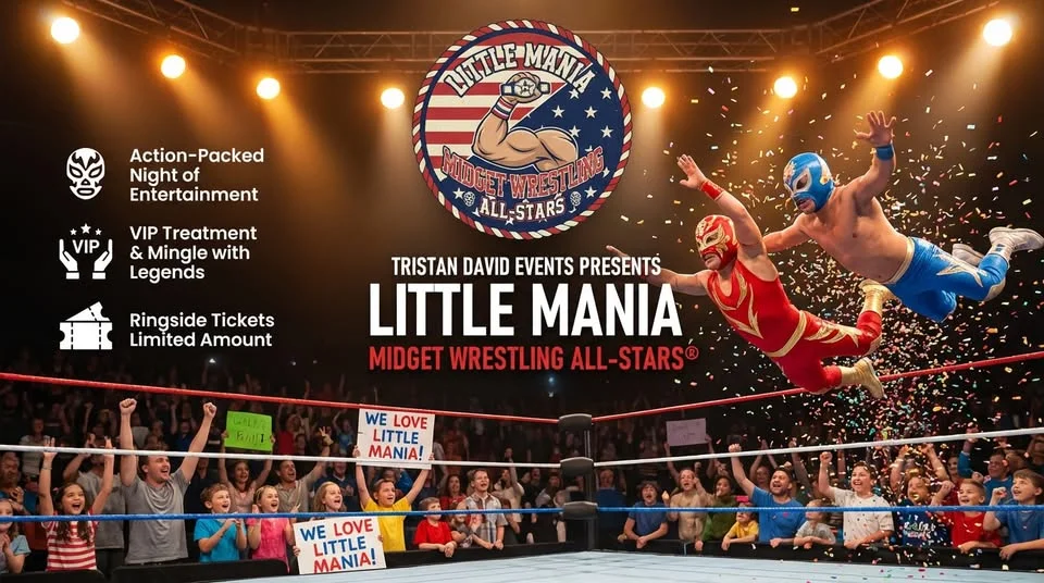 Little Mania Wrestling: Big Action, Tiny Wrestlers! Newark, OH!