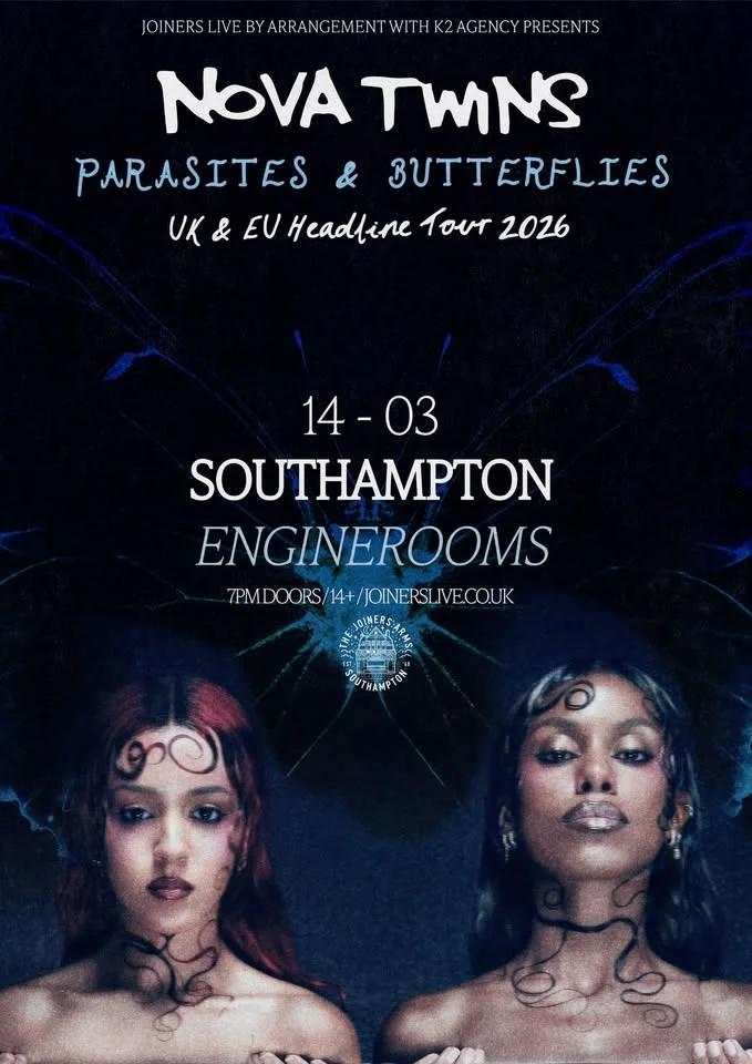 Nova Twins with Venus Grrrl's + Bex. Bex. at EngineRooms, Southampton
