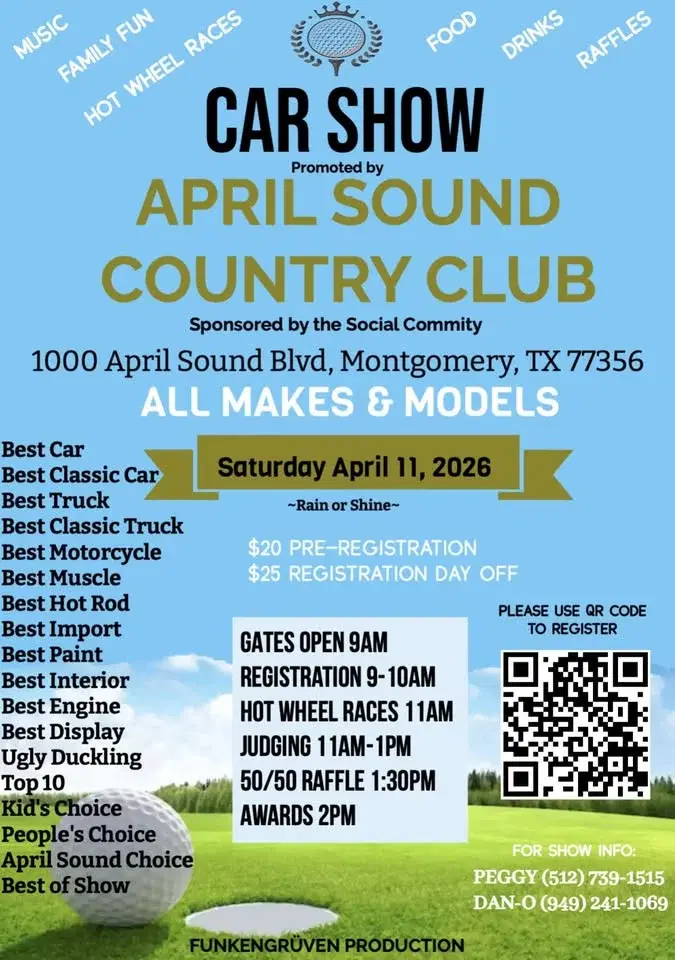April Sound Country Club Car Show