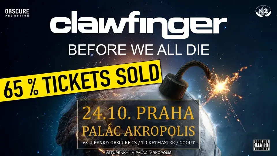 CLAWFINGER - Praha