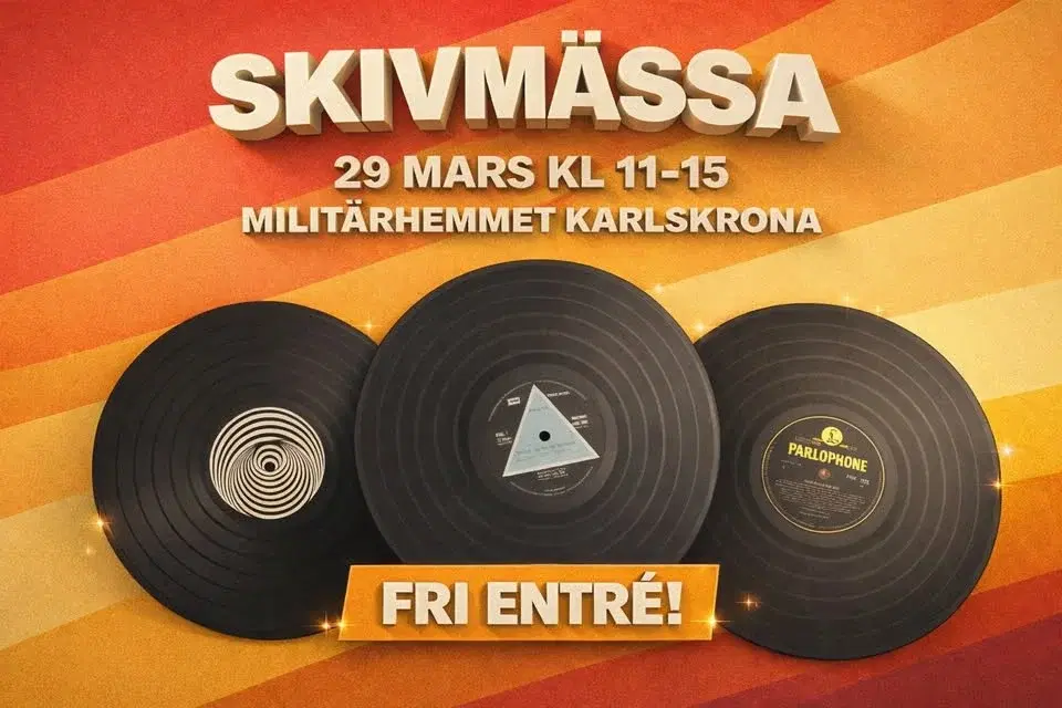 Skivmässa - Karlskrona Militärhemmet - 29 mars