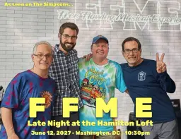 đ„ FFME w/ Joe Wells on Drums @ Hamilton Loft! Washington DC. Friday, June 12th. 10:30 PM to 1 AM