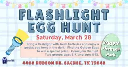 Flashlight Egg Hunt