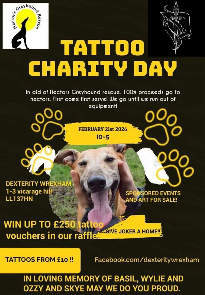 Dexterity Charity Tattoo Day - Wrexham