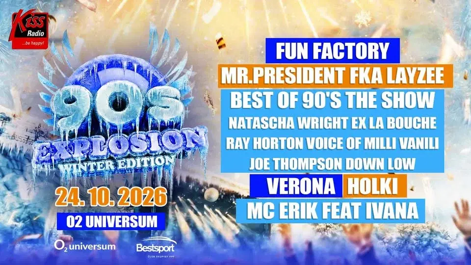 90s Explosion ✘ Winter Edition ✘ Praha 24-10-2026
