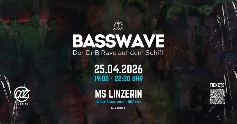 BASSWAVE - Der DnB Rave auf dem Schiff | Linz