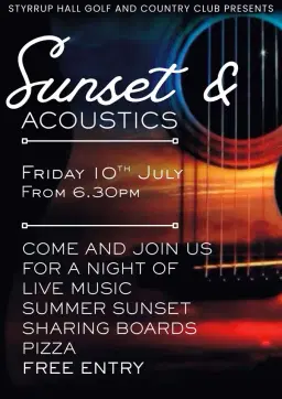 Sunset & Acoustics