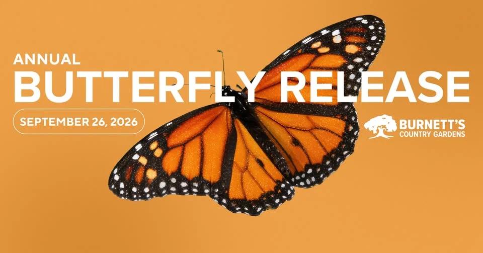 Burnett's Country Gardens Butterfly Release