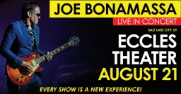 Joe Bonamassa Live in Salt Lake City, UT on August 21st, 2026