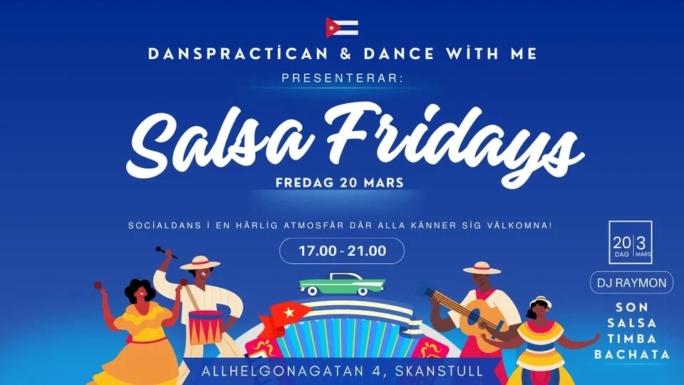 Socialdans- ny Lokal på Södermalm- WS Salsa Cubana