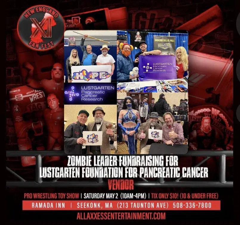 Zombie Fundraises at New England Fan Fest XI