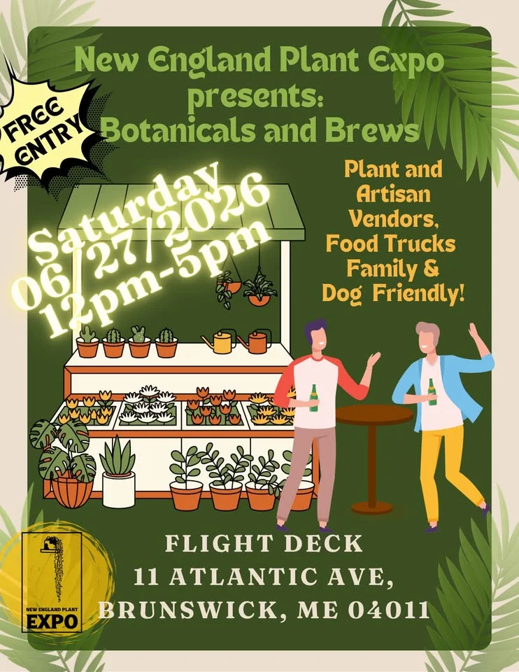 Botanicals and Brews: by New England Plant Expo at Flight Deck -ME