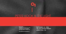 Peter Hook & The Light