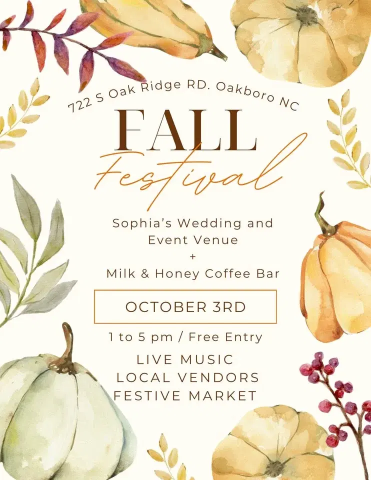 Fall Festival at Sophia's