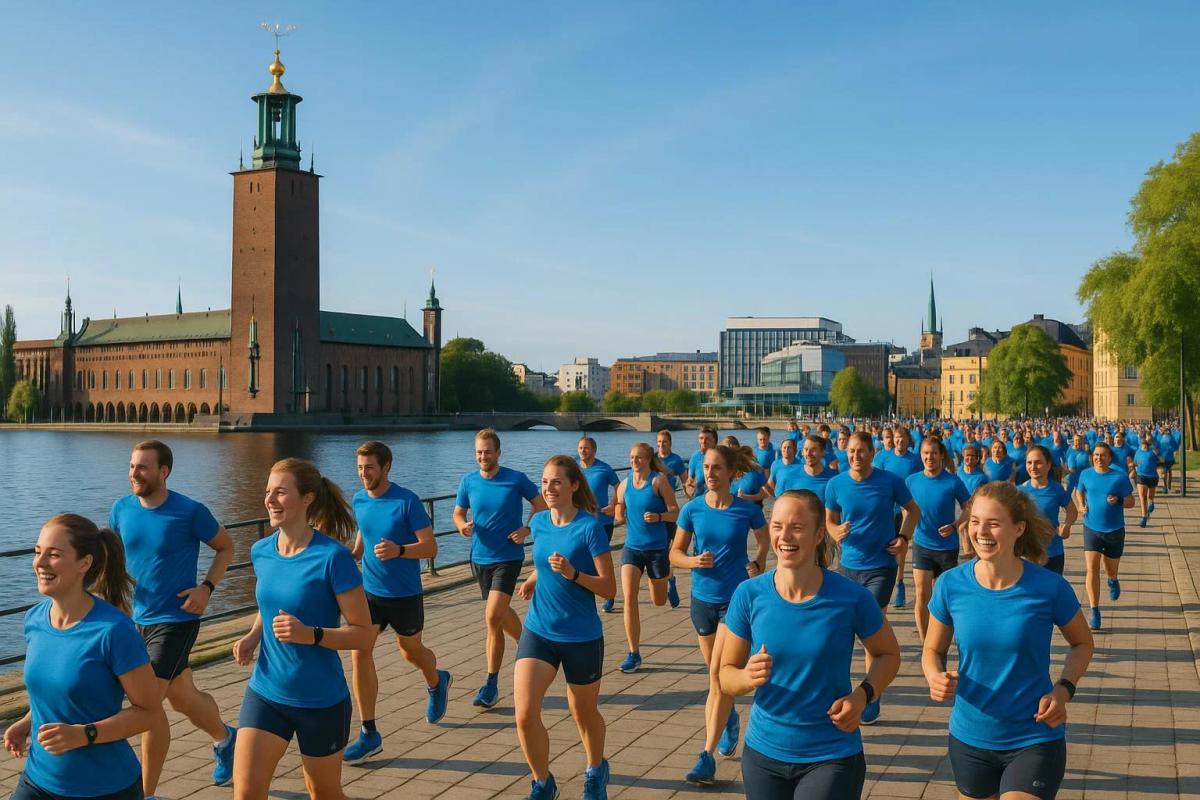 OTR CLUB X STOCKHOLM: Socialt 5K-lopp vid Stadshuset 🏃♂️💙