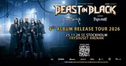 Beast In Black - 4th album release tour - Stockholm