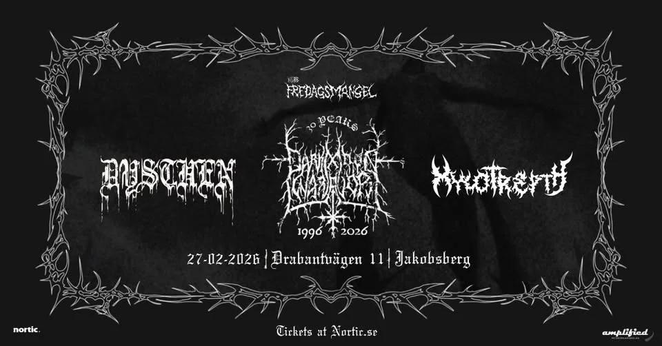 Darkmoon Warrior + Dysthen + Xylotrepth Live @Klubb Fredagsmangel