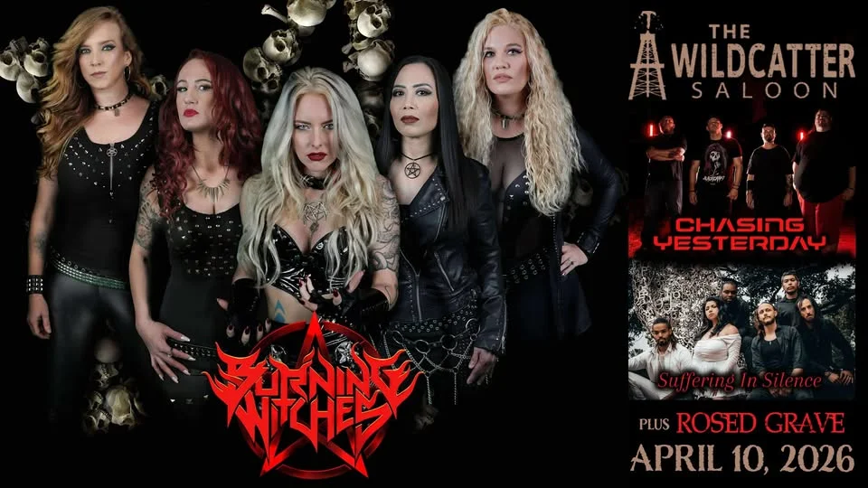 Burning Witches with Chasing Yesterday, Suffering in Silence and Rosed Grave