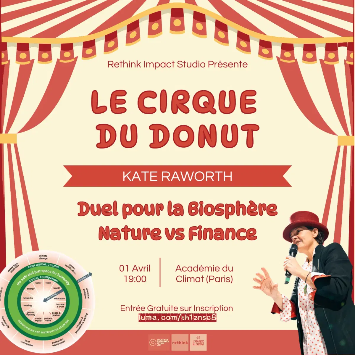Kate Raworth présente Le Cirque du Donut