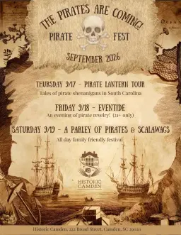 Save the Date! Pirate Fest Weekend!