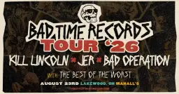 BAD TIME RECORDS TOUR 2026 - Kill Lincoln + JER + Bad Operation w/ The Best Of The Worst @ Mahall's